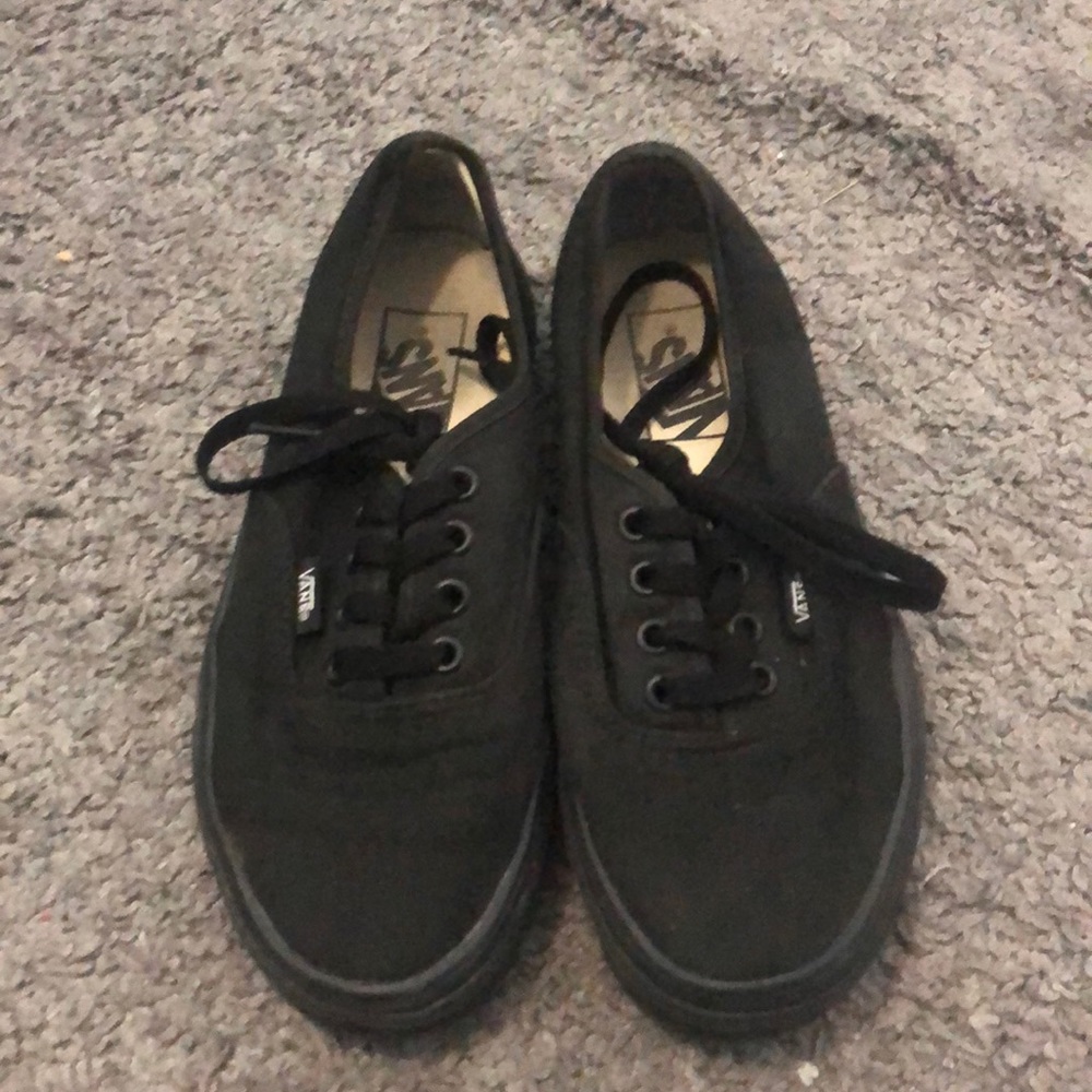 All Black Vans